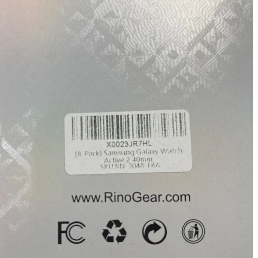 RinoGear RN3048 8in1 Screen Protector for Samsung Galaxy Watch Active 2 40mm